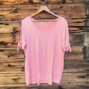 SILVERWEAR | Pink Striped Women's Top 1X